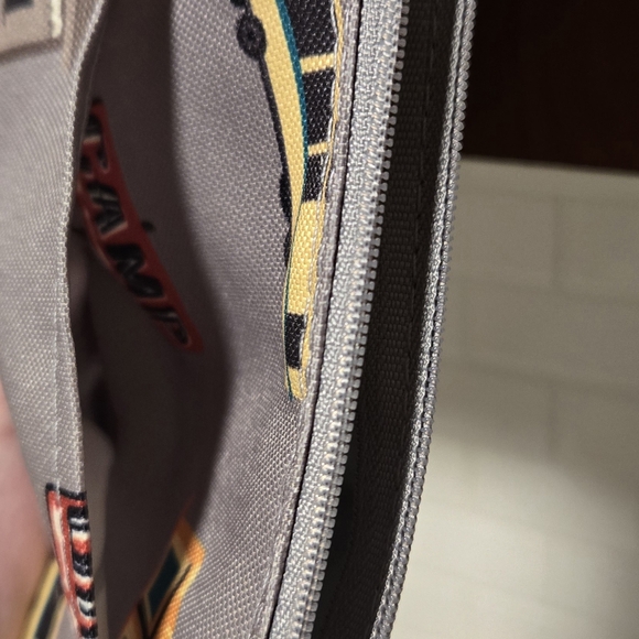 31 Clear Clip Pouch with Gray Accents Camping  Cactus, Travel Bag, Phone Pouch - Picture 5 of 11